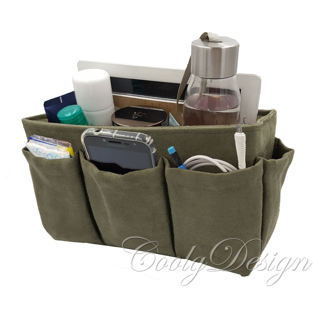 Luxury handbag organizer insert with several patterns 1